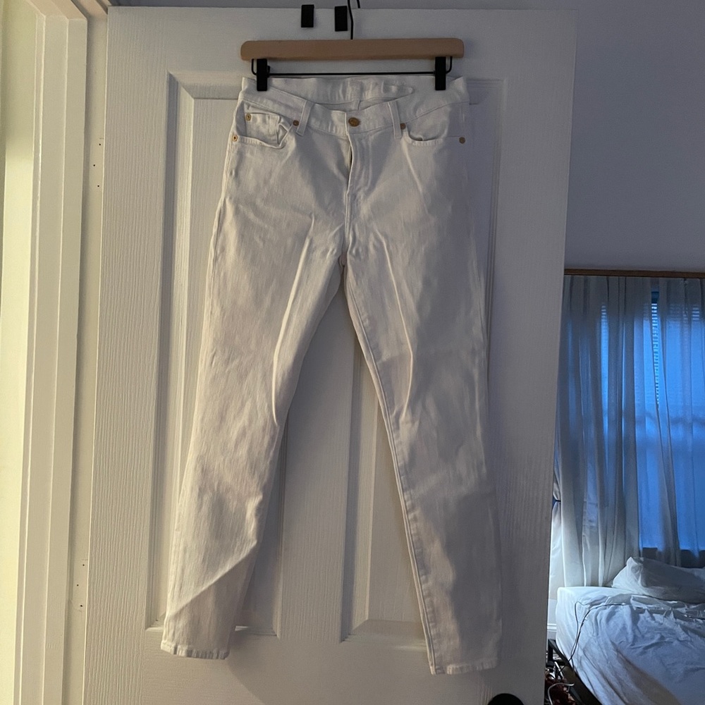 7 Seven for all Mankind White Jeans